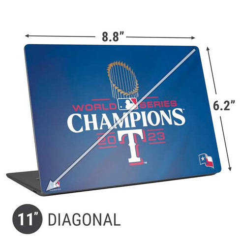 2023 World Series Champions Texas Rangers Universal Laptop 11in (8.8 x 6.2in) Skin